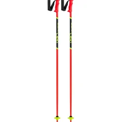 Leki Racing Kids skistokken junior bright red black  neon yellow< Skistokken|Wintersport