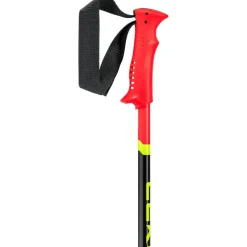 Leki Racing Kids skistokken junior bright red black  neon yellow< Skistokken|Wintersport