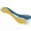 Bestek-Light My Fire  Spork Lefty Bio bestek musty yellow hazy blue 2-pack