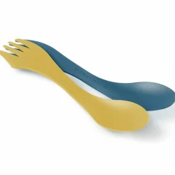 Bestek-Light My Fire  Spork Lefty Bio bestek musty yellow hazy blue 2-pack