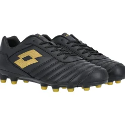 Lotto Milano 700 AGM voetbalschoenen heren all black light platino< Voetbalschoenen
