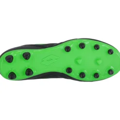 Voetbalschoenen-Lotto Stadio 200 FG voetbalschoenen heren all black spring green