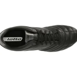 Voetbalschoenen-Lotto Stadio 300 III FG voetbalschoenen heren all black asphalt