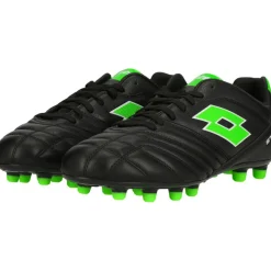 Voetbalschoenen-Lotto Stadio 300 III FG voetbalschoenen heren all black spring green