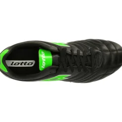 Voetbalschoenen-Lotto Stadio 300 III FG voetbalschoenen heren all black spring green