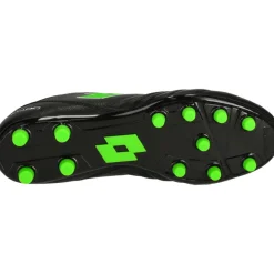 Voetbalschoenen-Lotto Stadio 300 III FG voetbalschoenen heren all black spring green