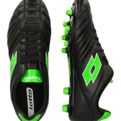 Voetbalschoenen-Lotto Stadio 300 III FG voetbalschoenen heren all black spring green