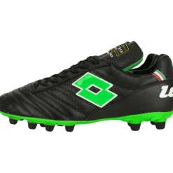 Voetbalschoenen-Lotto Stadio OG II FG voetbalschoenen heren all black spring green
