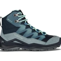 Lowa Maddox Pro GTX Mid wandelschoenen junior jeugd navy smoke blue< Wandelen|Wandelschoenen