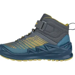 Wandelen|Wandelschoenen-Lowa Merger GTX CQ Mid wandelschoenen junior petrol mustard