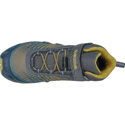 Wandelen|Wandelschoenen-Lowa Merger GTX CQ Mid wandelschoenen junior petrol mustard