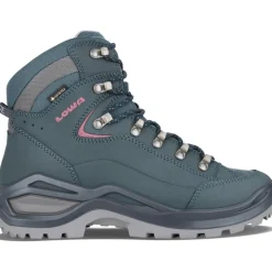 Lowa Renegade Evo GTX Mid Ws wandelschoenen dames steelblue oldrose< Wandelen|Wandelschoenen