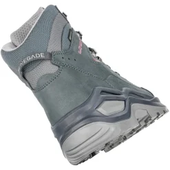 Lowa Renegade Evo GTX Mid Ws wandelschoenen dames steelblue oldrose< Wandelen|Wandelschoenen