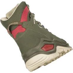 Wandelen|Wandelschoenen-Lowa Renegade Evo GTX Mid Ws wandelschoenen dames grey green panna