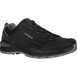 Lowa Renegade Evo LL Lo wandelschoenen heren black grey< Wandelen|Wandelschoenen