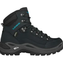 Lowa Renegade GTX Mid wandelschoenen dames  asphalt turquoise< Wandelen|Wandelschoenen