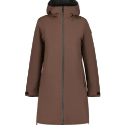 Luhta Iskola parka outdoor jack dames dark brown< Outdoor Jack