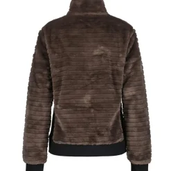 Luhta Isolahti fleece vest dames dark brown< Ski Vesten|Wintersport