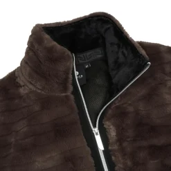 Luhta Isolahti fleece vest dames dark brown< Ski Vesten|Wintersport