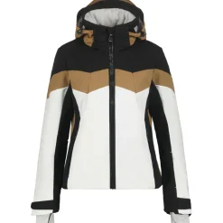 Luhta Leutsuvaara winterjas dames optic white< Ski Jassen|Wintersport