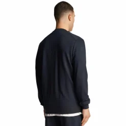 Truien & Vesten-Lyle & Scott  Fly fleece sweater heren dark navy