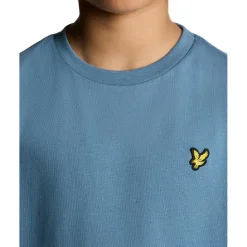 Shirts, Polo's & Blouses-Lyle & Scott  Plain shirt junior ocean sky