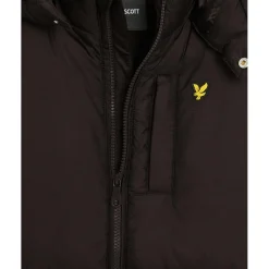 Jassen-Lyle & Scott  Ripstop Quilted Puffer jas junior jet black