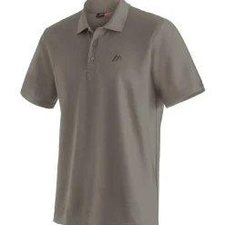 Maier Sports  Ulrich polo heren teak< Outdoor Shirt
