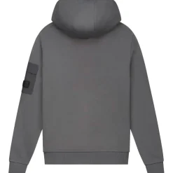 Truien & Vesten-Malelions Nylon Pocket hoodie junior anthracite