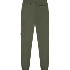 Malelions Nylon Pocket joggingbroek junior moss green< Broeken