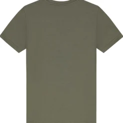 Shirts, Polo's & Blouses-Malelions Nylon Pocket shirt junior moss green