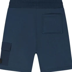 Broeken-Malelions Nylon Pocket short junior navy