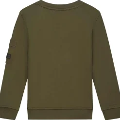 Truien & Vesten-Malelions Nylon Pocket sweater junior moss green