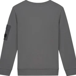 Malelions Nylon Pocket sweater junior anthracite< Truien & Vesten