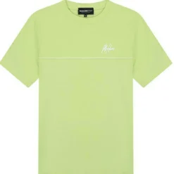 Malelions Sport Counter shirt heren lime< Shirts, Polo's & Blouses