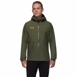 Outdoor Jack-Mammut Alto Light HS Hooded outdoor jack heren dark marsh