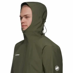 Outdoor Jack-Mammut Alto Light HS Hooded outdoor jack heren dark marsh