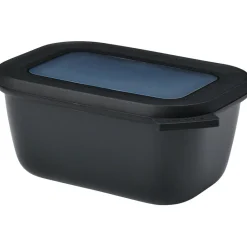 Mepal Cirqula multikom vershouddoos rechthoekig 750 ml nordic black< Vershouddozen