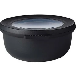 Mepal Cirqula multikom vershouddoos rond 350 ml nordic  black< Vershouddozen