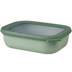 Mepal Cirqula multikom vershouddoos rechthoekig 1 liter  nordic sage< Vershouddozen