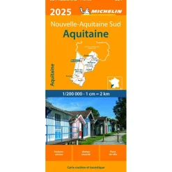 Reisboeken & Kaarten-Michelin 524 Aquitaine wegenkaart 2025