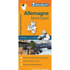Michelin 541 Noordwest-Duitsland wegenkaart< Reisboeken & Kaarten