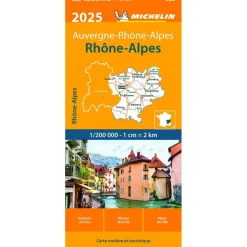 Michelin 523 Rhône-Alpes wegenkaart 2025< Reisboeken & Kaarten