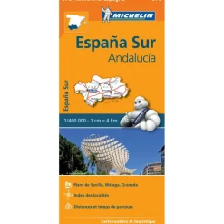 Michelin 578 Zuid-Spanje Andalucía wegenkaart< Reisboeken & Kaarten