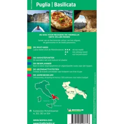 Reisboeken & Kaarten-Michelin Puglia Matera Basilicata reisgids