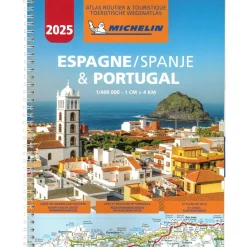 Reisboeken & Kaarten-Michelin Spanje en Portugal wegenkaart 2025