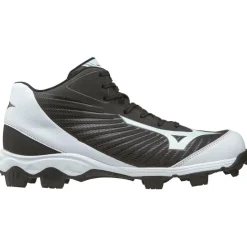 Korfbalschoenen-Mizuno 9 Spike Advanced Franchise 9 MID 11GP175090 korfbalschoenen dames zwart wit