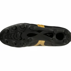 Mizuno Morelia II Club voetbalschoenen black gold darkshadow< Voetbalschoenen
