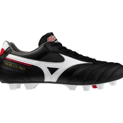 Voetbalschoenen-Mizuno MORELIA II PRO FG - AG voetbalschoenen heren black white chinese red