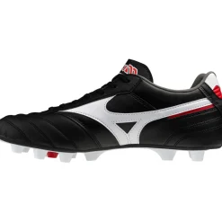 Voetbalschoenen-Mizuno MORELIA II PRO FG - AG voetbalschoenen heren black white chinese red